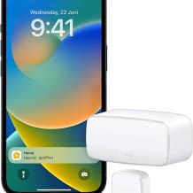 Smarter Kontaktsensor für Türen und Fenster, Mitteilungen (offen/zu), automatische Aktivierung von Geräten sowie Thread.