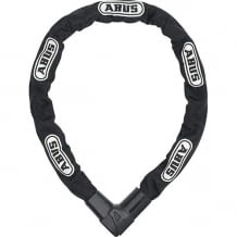 9mm Sechskantkette  aus gehärtetem Stahl, Abus Plus Zylinder und LED Leuchtschlüssel.