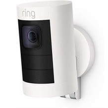 Batteriebetriebene HD-Kamera mit benutzerdefinierbarer Bewegungserkennung. Verbindung mit dem Internet via WLAN.