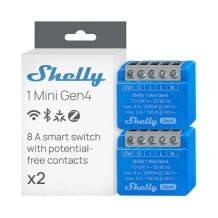 1 Kanal Shelly Smart-Relaisschalter für die Hausautomation, WLAN-, Bluetooth, Zigbee & Matter kompatibel