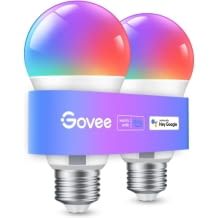 Smarte E27 WIFI- und Bluetooth-LED-Leuchten mehrfarbig, dimmbar, mit App, Sprachassistent, Musiksync, Wochenplan, Sonnenaufgangsimulation
