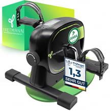 Standfestes und leises Pedaltrainer Set mit Befestigungsband, DEKRA Geprüft und durchgehendem Stahlgestell.