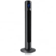 Turmventilator mit 3 Geschwindigkeitsstufen und Oszilation. Inkl. LED-Display, Fernbedienung und Temperaturanzeige.