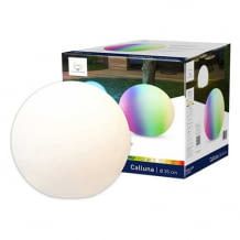 E27 Leuchtkugel mit bis weißem und farbigem Licht. Steuerbar per tint-Fernbedienung oder durch Einbindung mit ZigBee-Gateway.