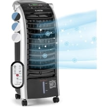 Mobiler Luftkühler mit vier Rollen, ohne Schlauch, 6 Liter Wassertank, 4-in-1 Gerät