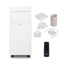 Flexible Klimaanlage zum Kühlen, Entfeuchten & Ventilieren von bis zu 32 m², inkl. Fensterabdichtung & Fernbedienung