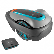 Für Flächen bis 500qm mit Steigungen bis 25%, Schnitthöhe 20 - 50 mm, LCD Display, inkl. Gateway, mit Haken & Verbinder.