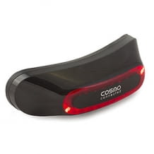 Sicherheitssystem für Helme mit einem Signalrücklicht und Bremslicht