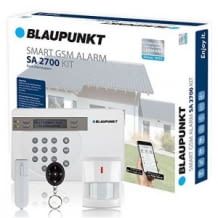 Sicherheitssystem mit Bewegungsmelder, Tür-/Fenstersensor, Fernbedienung und App