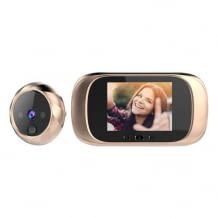 Digitaler Türspion mit 2,8 Zoll LCD-Display, 0,3 MP Kamera und Foto-Funktion.