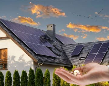 Wir nennen alle aufkommende Kosten einer 6 kWp Photovoltaikanlage.