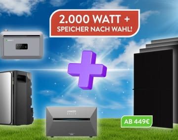 Bei tepto gibt es das MaxPower Balkonkraftwerk im Angebot. Zur Auswahl stehen auch die besten Speicher auf dem Markt