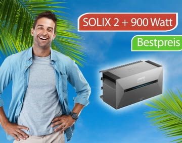 In diesem Deal gibt es die SOLIX 2 Pro mit 900 Watt PV-Komplettset günstig wie nirgends sonst