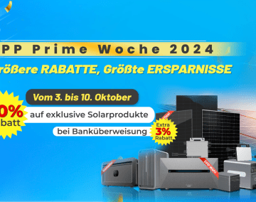 Bei der Epp Solar Week können Käufer 50 Prozent auf hochwertige und leistungsstarke Balkonkraftwerke sparen