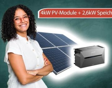 Anker SOLIX 3 Pro gibt es bei Solago günstig im Set mit 4000 Watt PV-Modulen