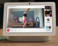 Google Nest Hub Max bietet Video-Gruppen-Chats, in denen sich Familien oder Freunde zusammenfinden können