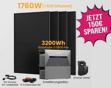 Top-Deal! Bei powerness gibt es aktuell ein Balkonkraftwerk Set mit 3,2 kWh Anker Speicher extrem günstig