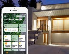 Mehrere steuerbare Smart Home-Geräte in der App von Apple HomeKit