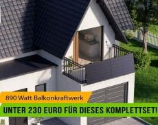 Dieses Balkonkraftwerk mit Wechselrcihter gibt es für 229 Euro