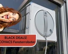 Zum Black Friday haut ECOVACS zwei einer beliebten Fensterputzroboter raus!