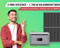 Dieses Solar-Set ist einfach zu installieren und flexibel im Aufbau!