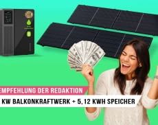 Pluginenergy bietet aktuell eines der besten Balkonkraftwerk-Sets zum Sparpreis