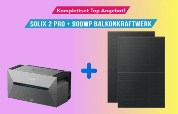 Das klassische All-in-One Balkonkraftwerk Set jetzt 40% günstiger!