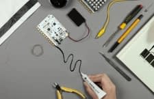 Die leitfähige Electric Paint erstellt Schaltkreise