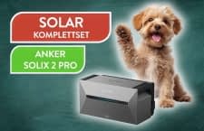 Dieses Set ist das günstigste am Markt mit SOLIX 2 und Solarmodulen