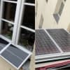 Die Solarpanel werden einfach an der Außenseite des Fensters installiert